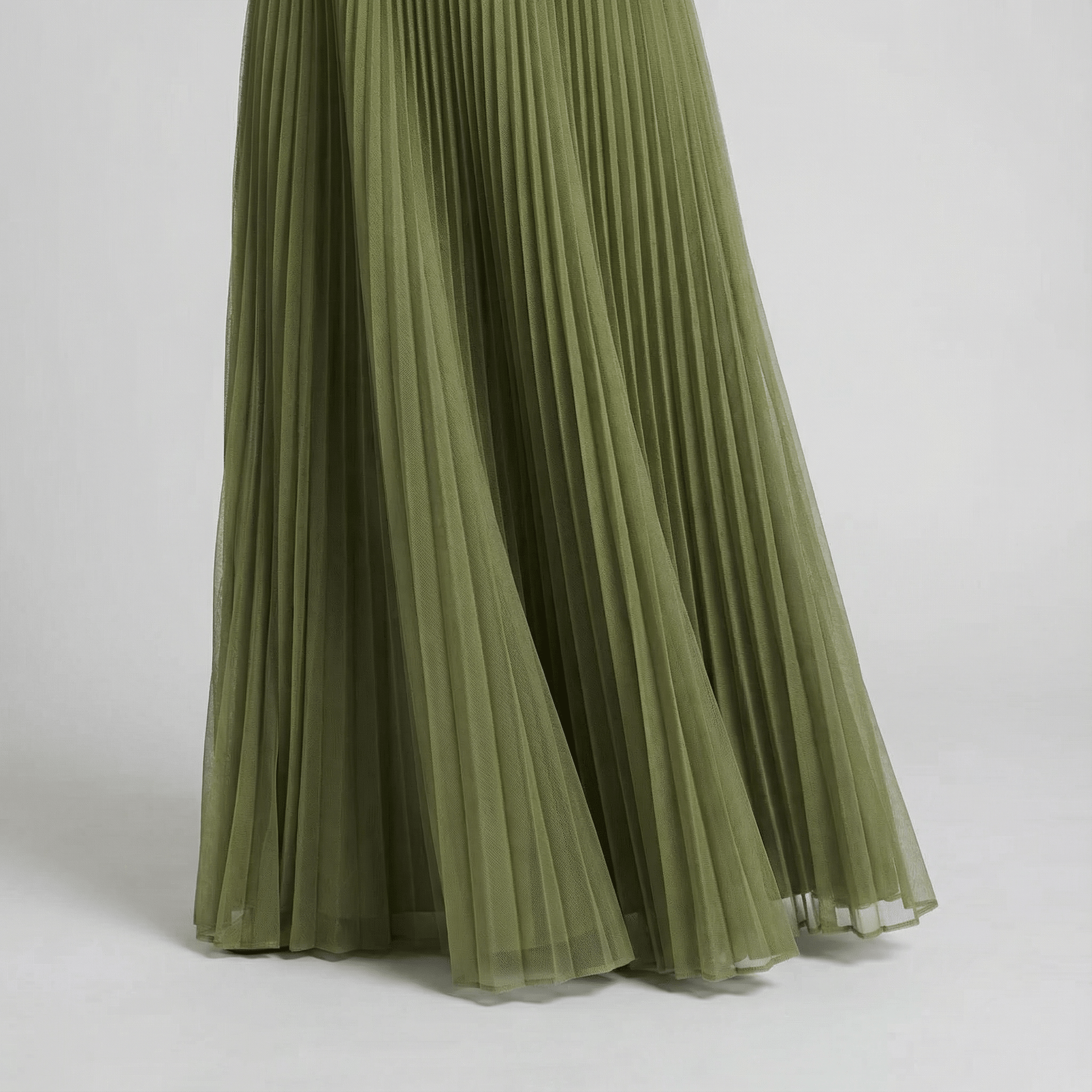 Pleated Fit And Flare Midi Dress5