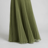 Pleated Fit And Flare Midi Dress5
