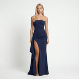 Twisted Off Shoulder Maxi Dress Elegant1