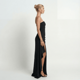 Twisted Off Shoulder Maxi Dress Elegant9