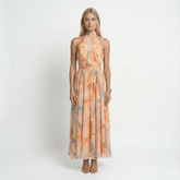 Watercolour Halter Maxi Dress Relaxed1