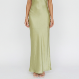 Floral Embroidered Maxi Dress – Sleeveless, Round Neck, Elegant Womens