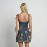 Starry Bodycon Mini Dress Sleeveless4